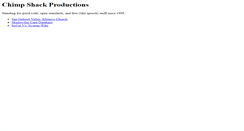 Desktop Screenshot of chimpshack.org